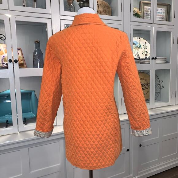 Jones New York Quilted Jacket Snap Buttons Sz Med - Picture 3 of 7
